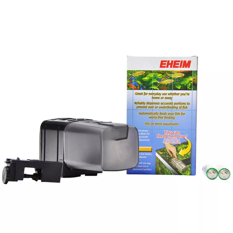 eheim auto fish feeder accessories Automatic The + model includes enhanced features like a manual Feed Now button and integrated fan ventilation to keep food dry and flowing Eheim Feed-Air Fish Feeder Everyday